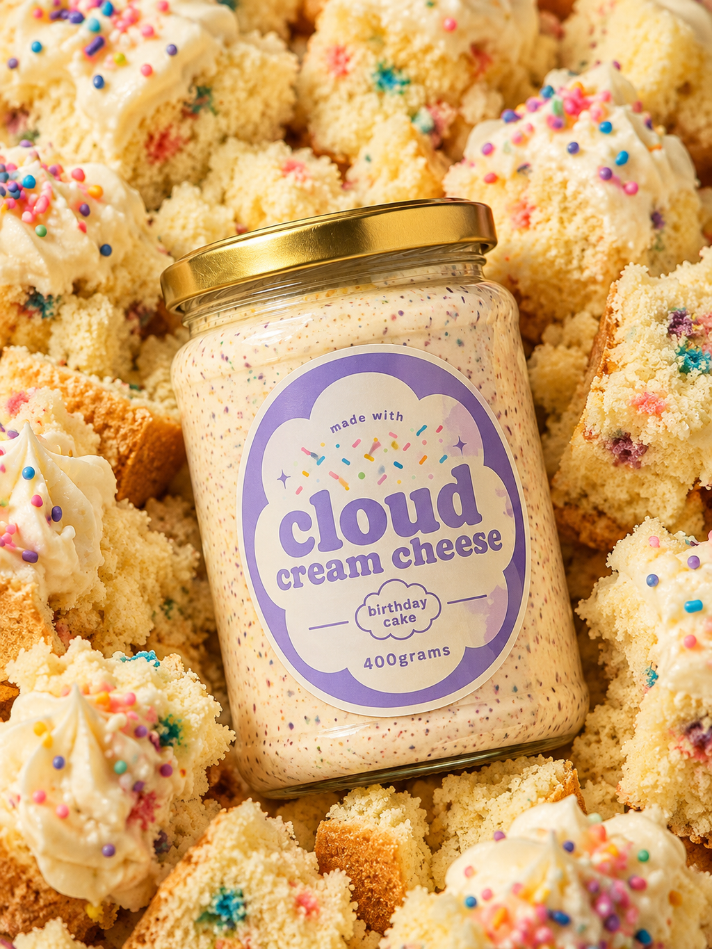 Birthday Cake Cream Cheese (Bundle of 2)